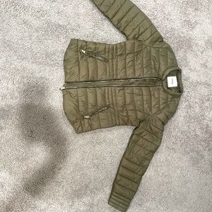 Olive throw jacket